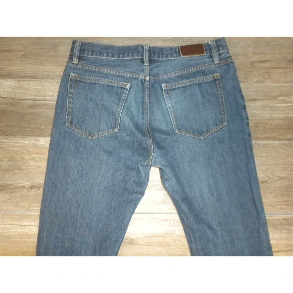 J Crew‎ Jeans 31x32 Blue Denim The Driggs Slim Fit Straight Leg Mid Wash C9894